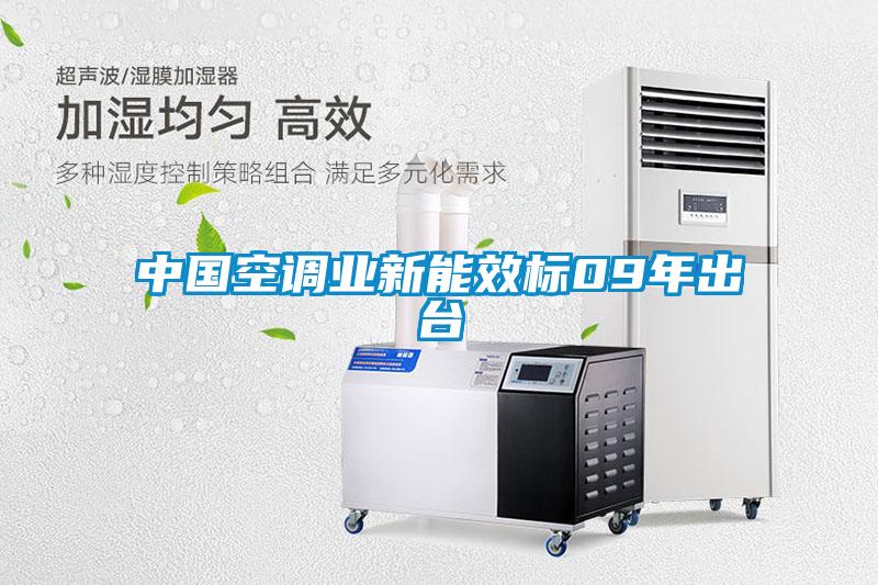 中國空調業新能效標09年出臺