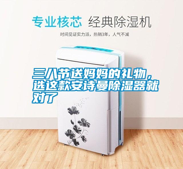 三八節(jié)送媽媽的禮物，選這款安詩曼除濕器就對了