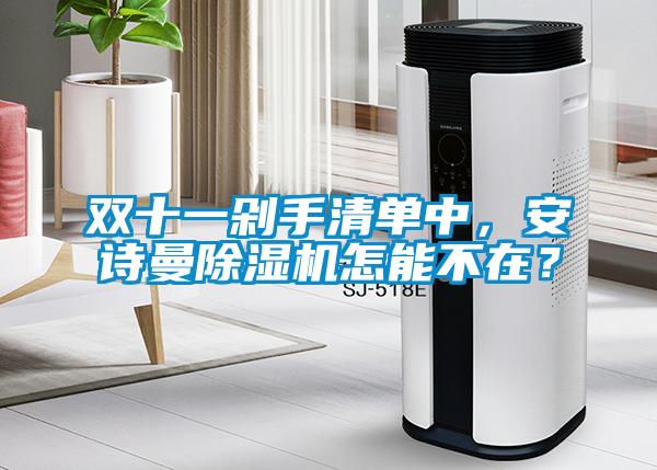 雙十一剁手清單中，安詩曼除濕機怎能不在？