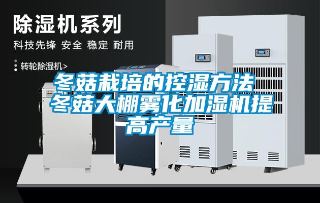 冬菇栽培的控濕方法 冬菇大棚霧化加濕機提高產量
