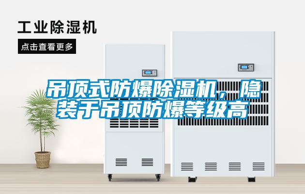 吊頂式防爆除濕機(jī)，隱裝于吊頂防爆等級(jí)高