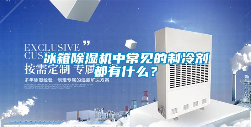 冰箱除濕機中常見的制冷劑都有什么？