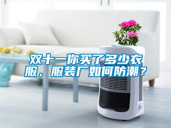 雙十一你買了多少衣服，服裝廠如何防潮？