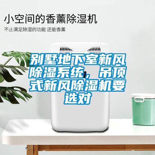 別墅地下室新風(fēng)除濕系統(tǒng)，吊頂式新風(fēng)除濕機(jī)要選對