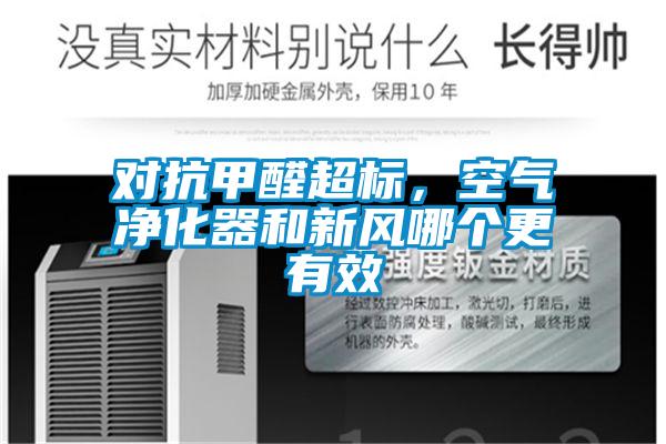 對抗甲醛超標，空氣凈化器和新風哪個更有效