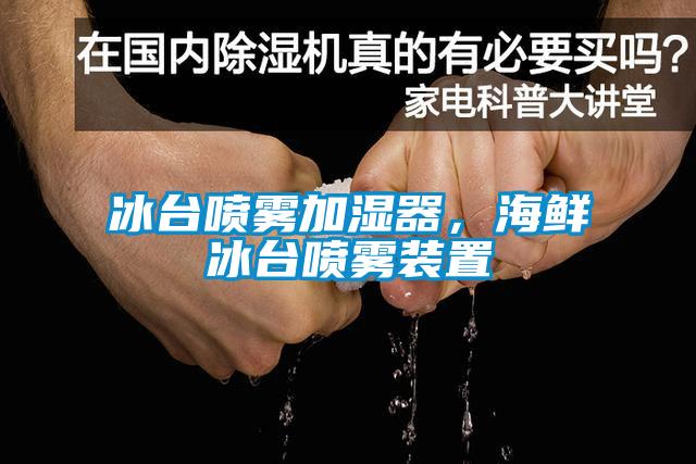 冰臺(tái)噴霧加濕器，海鮮冰臺(tái)噴霧裝置