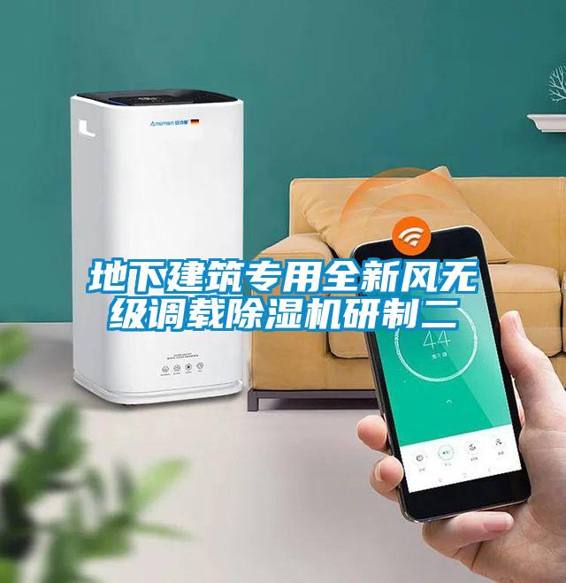 地下建筑專用全新風無級調載除濕機研制二