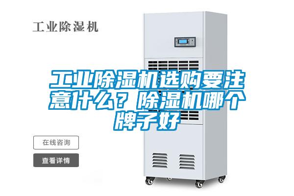 工業除濕機選購要注意什么？除濕機哪個牌子好