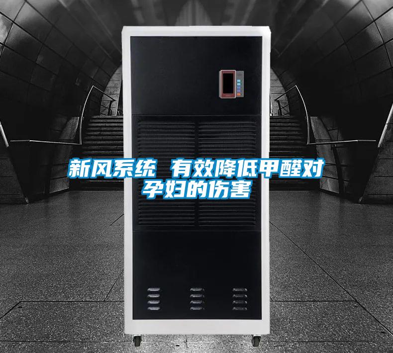 新風(fēng)系統(tǒng) 有效降低甲醛對孕婦的傷害