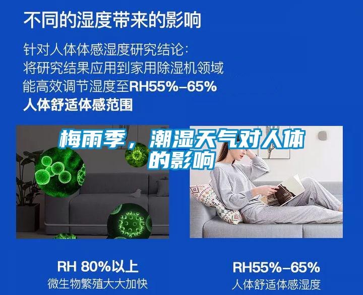 梅雨季，潮濕天氣對人體的影響