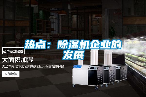 熱點(diǎn)：除濕機(jī)企業(yè)的發(fā)展