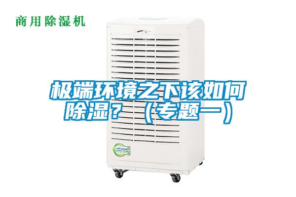 極端環境之下該如何除濕？（專題一）
