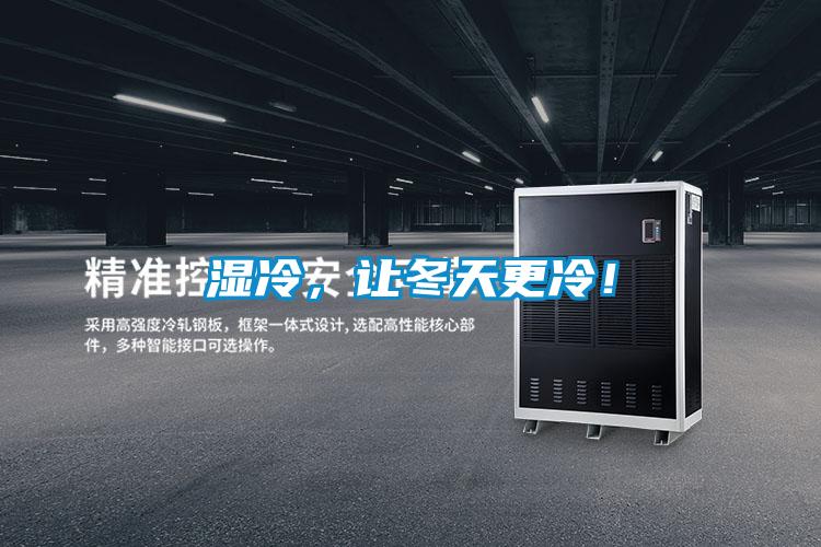 濕冷，讓冬天更冷！