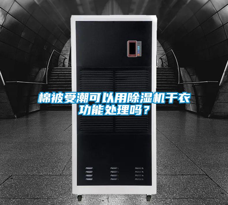 棉被受潮可以用除濕機干衣功能處理嗎？