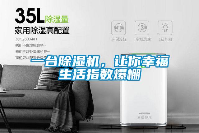 一臺(tái)除濕機(jī)，讓你幸福生活指數(shù)爆棚