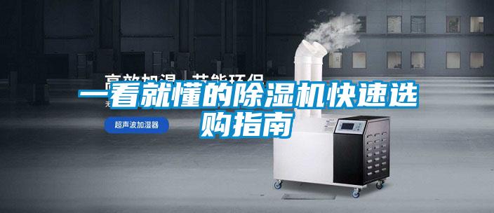 一看就懂的除濕機(jī)快速選購指南