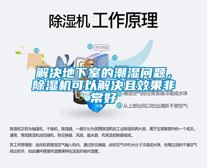解決地下室的潮濕問題，除濕機(jī)可以解決且效果非常好