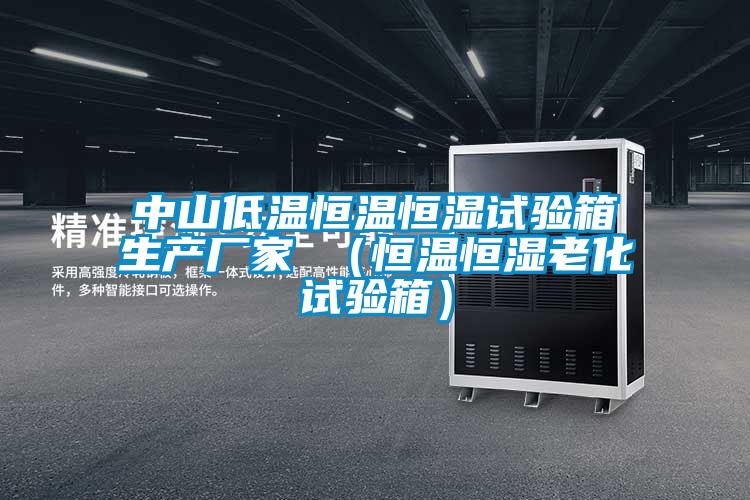 中山低溫恒溫恒濕試驗箱生產廠家 （恒溫恒濕老化試驗箱）