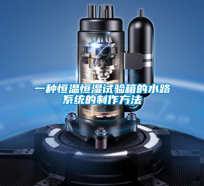 一種恒溫恒濕試驗(yàn)箱的水路系統(tǒng)的制作方法