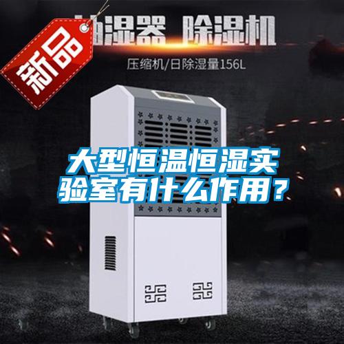 大型恒溫恒濕實驗室有什么作用？