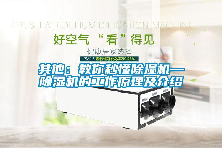 其他：教你秒懂除濕機(jī)—除濕機(jī)的工作原理及介紹
