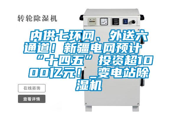 內供七環網、外送六通道！新疆電網預計“十四五”投資超1000億元！_變電站除濕機