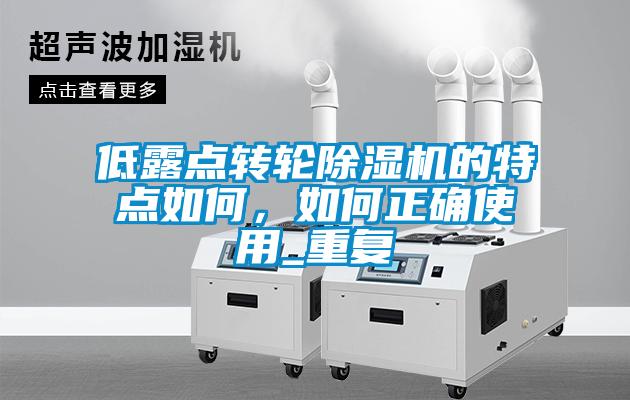 低露點轉輪除濕機的特點如何，如何正確使用_重復