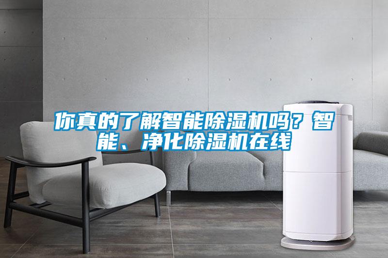 你真的了解智能除濕機(jī)嗎？智能、凈化除濕機(jī)在線