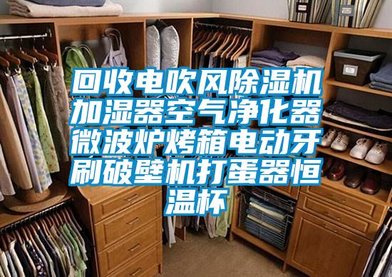 回收電吹風(fēng)除濕機(jī)加濕器空氣凈化器微波爐烤箱電動(dòng)牙刷破壁機(jī)打蛋器恒溫杯