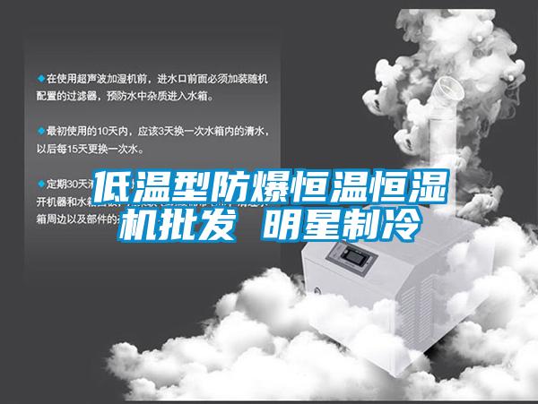 低溫型防爆恒溫恒濕機(jī)批發(fā) 明星制冷