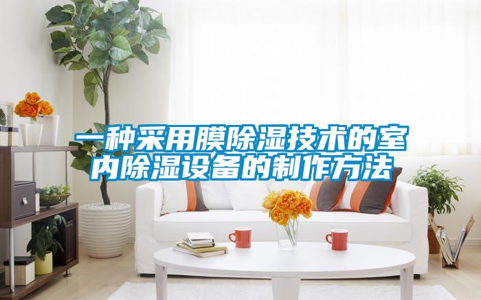 一種采用膜除濕技術(shù)的室內(nèi)除濕設(shè)備的制作方法