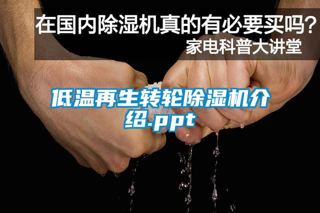 低溫再生轉(zhuǎn)輪除濕機(jī)介紹.ppt
