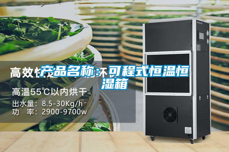產(chǎn)品名稱：可程式恒溫恒濕箱