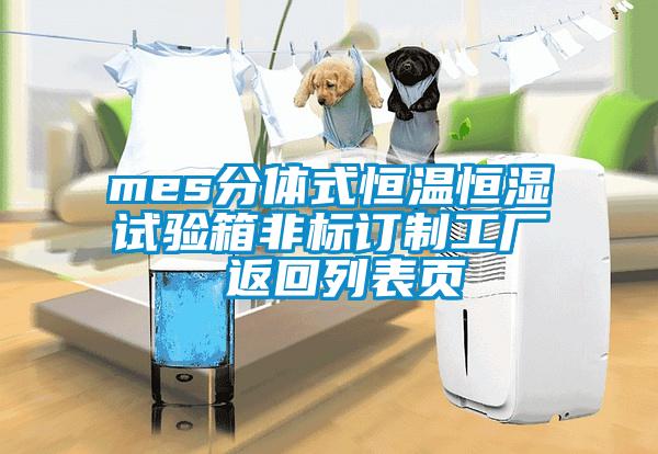 mes分體式恒溫恒濕試驗(yàn)箱非標(biāo)訂制工廠 返回列表頁(yè)