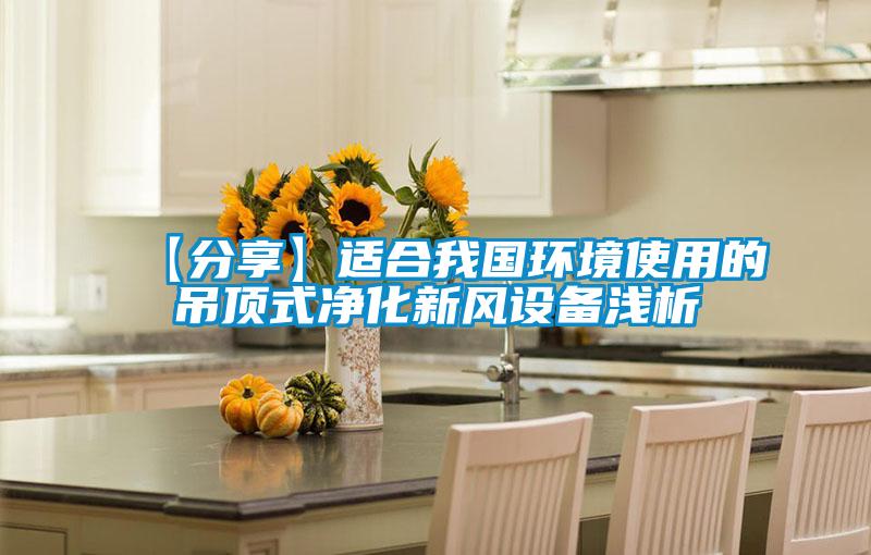 【分享】適合我國(guó)環(huán)境使用的吊頂式凈化新風(fēng)設(shè)備淺析