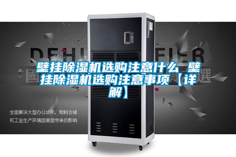 壁掛除濕機(jī)選購(gòu)注意什么 壁掛除濕機(jī)選購(gòu)注意事項(xiàng)【詳解】