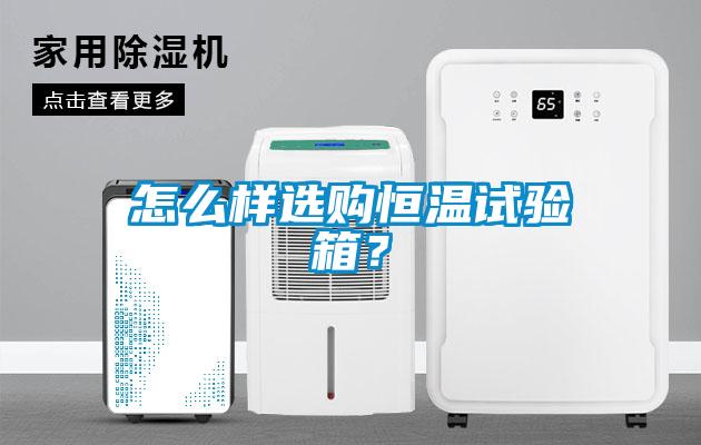 怎么樣選購恒溫試驗箱？