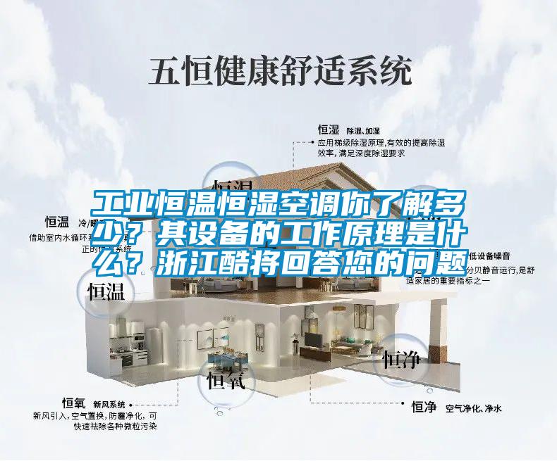工業恒溫恒濕空調你了解多少？其設備的工作原理是什么？浙江酷將回答您的問題