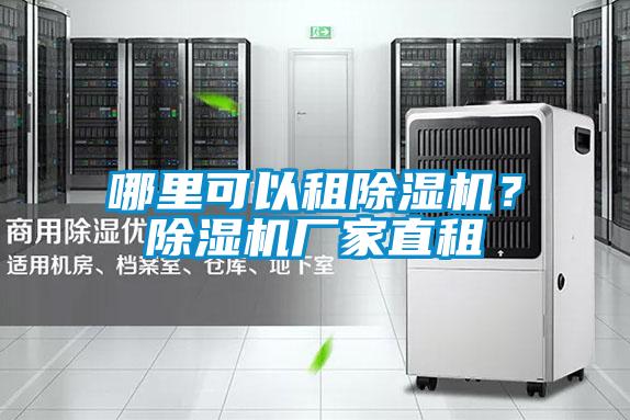 哪里可以租除濕機？除濕機廠家直租