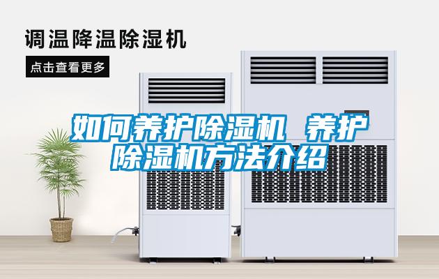 如何養(yǎng)護除濕機 養(yǎng)護除濕機方法介紹