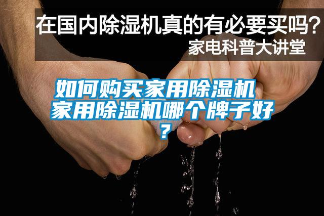 如何購買家用除濕機 家用除濕機哪個牌子好？