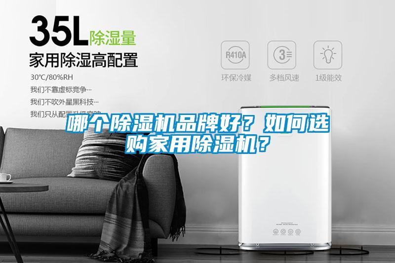 哪個除濕機品牌好？如何選購家用除濕機？