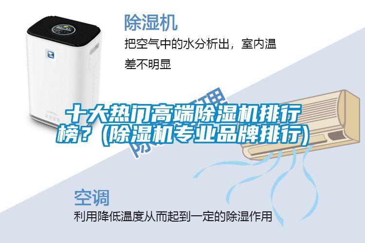 十大熱門高端除濕機排行榜？(除濕機專業品牌排行)