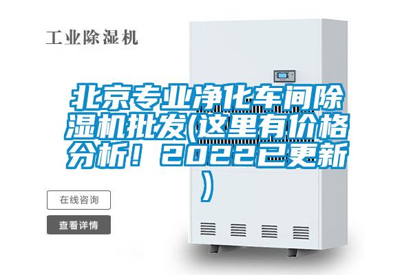 北京專(zhuān)業(yè)凈化車(chē)間除濕機(jī)批發(fā)(這里有價(jià)格分析！2022已更新)