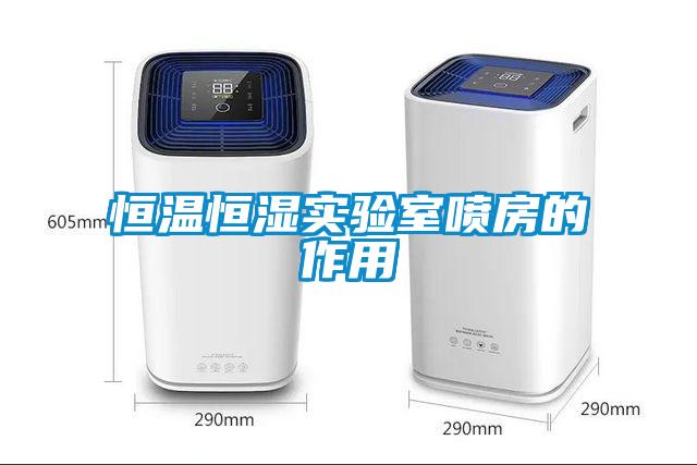 恒溫恒濕實驗室噴房的作用