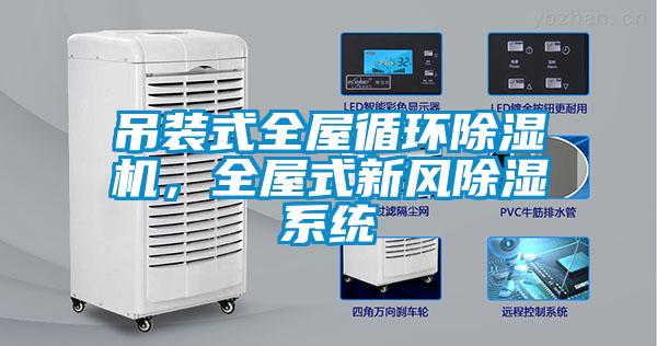 吊裝式全屋循環(huán)除濕機，全屋式新風(fēng)除濕系統(tǒng)