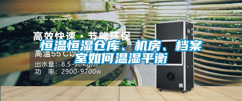 恒溫恒濕倉庫、機(jī)房、檔案室如何溫濕平衡