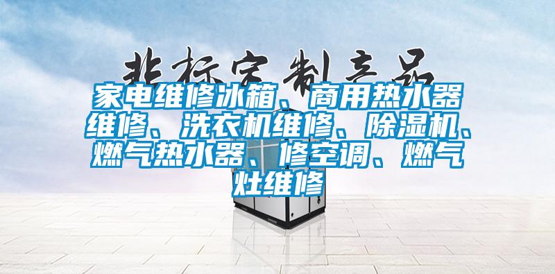 家電維修冰箱、商用熱水器維修、洗衣機維修、除濕機、燃氣熱水器、修空調、燃氣灶維修