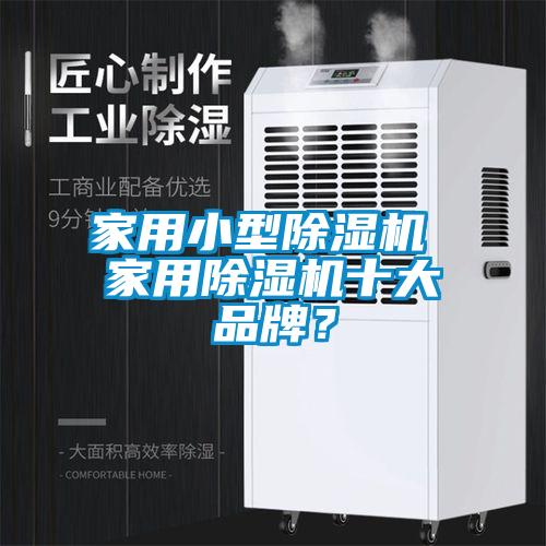 家用小型除濕機 家用除濕機十大品牌？