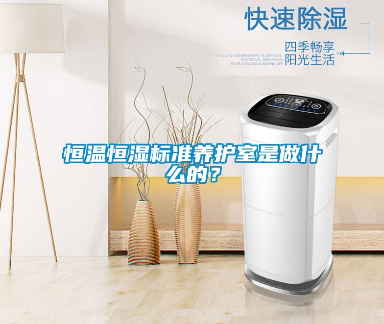 恒溫恒濕標(biāo)準(zhǔn)養(yǎng)護(hù)室是做什么的？
